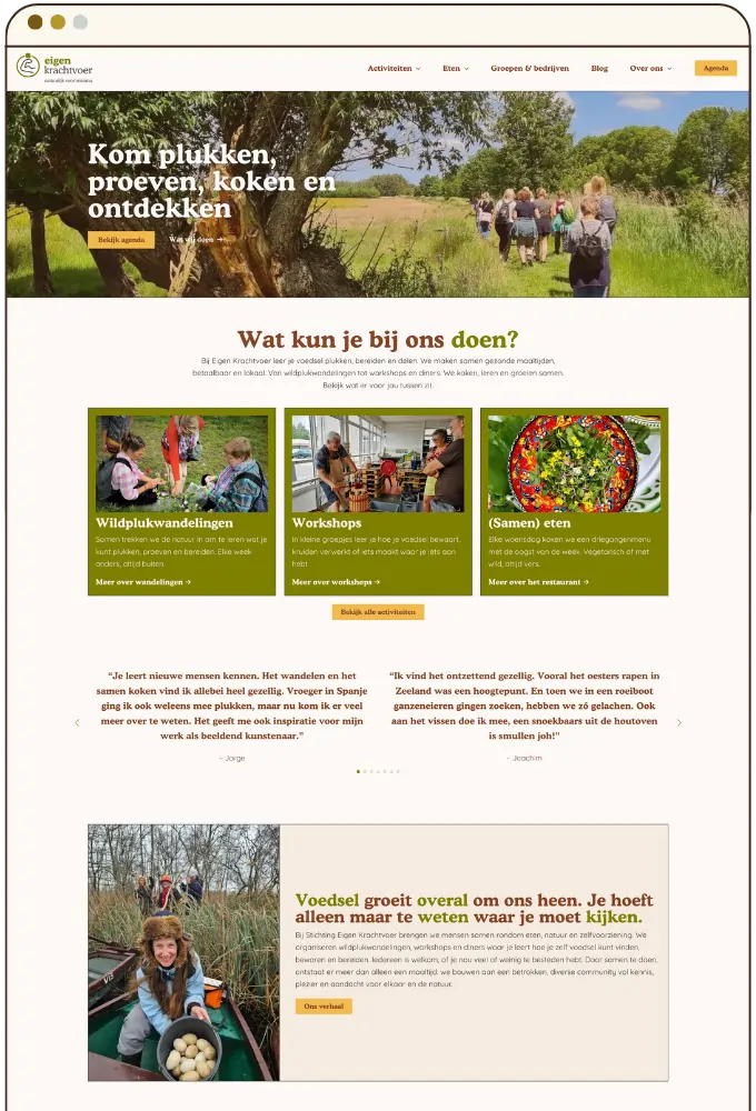 Webdesign Stichting Eigen Krachtvoer