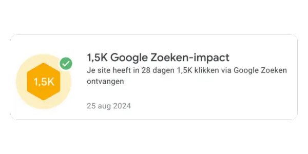 Google search resultaten